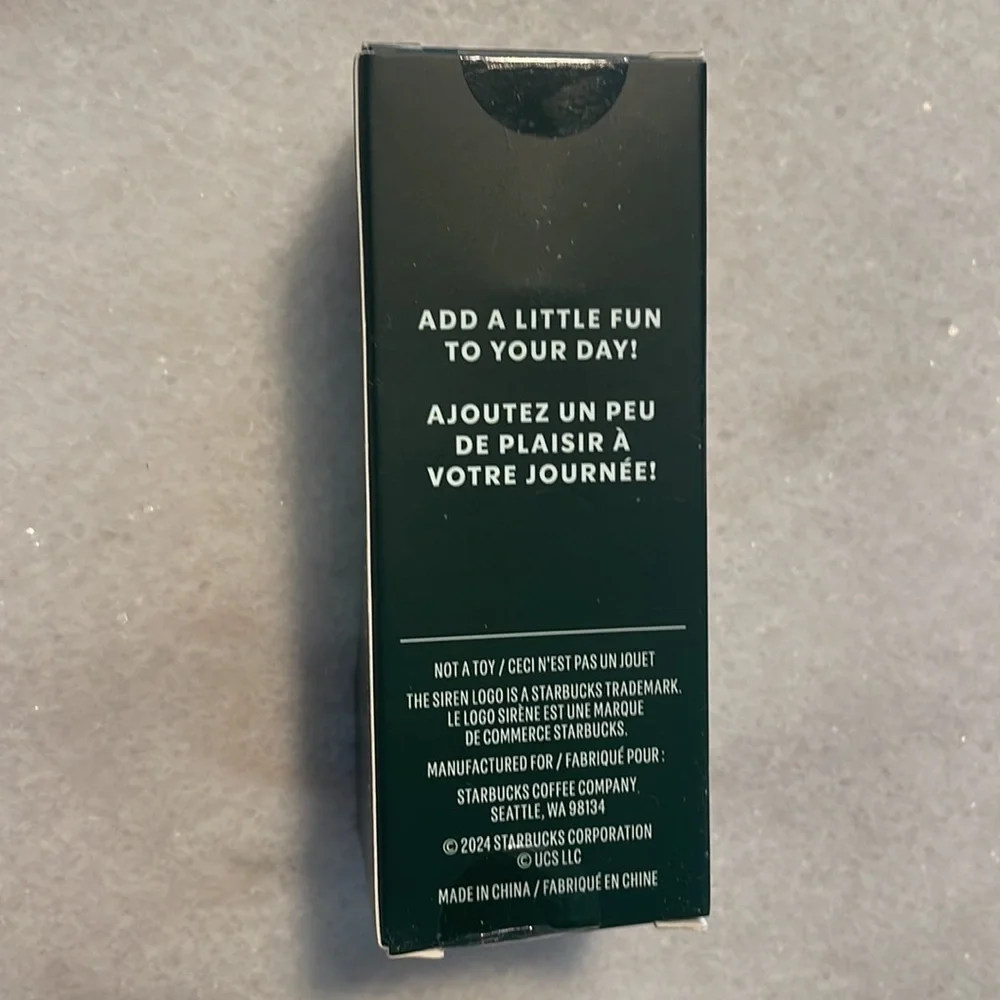 Starbucks wicked keychain emerald Green cold cup ornament new size small